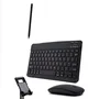 Kit Teclado E Mouse Bluetooth Sem Fio Suporte Celular E Caneta Touch