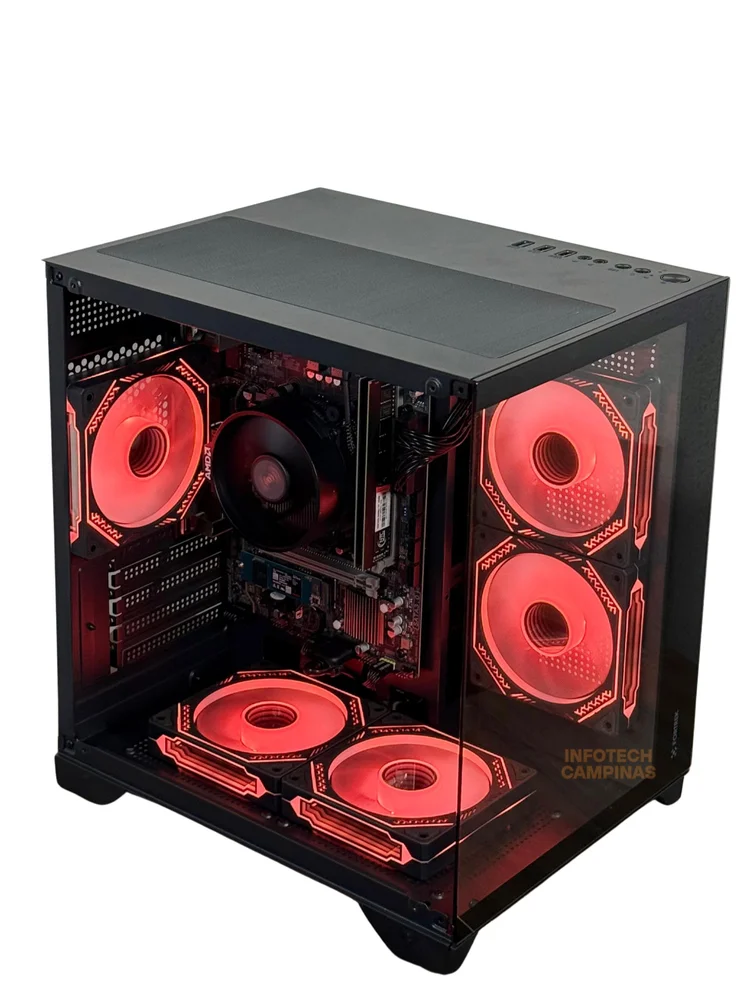 PC Gamer Aquario Preto Ryzen 7 5700g | Potência Máxima | 32gb Ram | SSD 1TB Nvme | WINDOWS 11 Pro - view 2