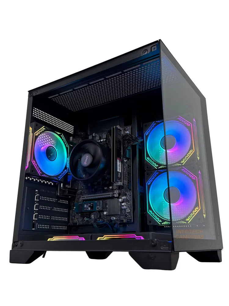 PC Gamer Aquario Preto Ryzen 7 5700g | Potência Máxima | 32gb Ram | SSD 1TB Nvme | WINDOWS 11 Pro - view 5