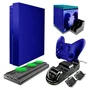 Base Carregador Organizador Suporte Charging Dock Station Compativel XBOX One X 4 In 1