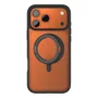 Capa Magsafe Iphone 17 Pro Max Preta - Kickstand - Transparente: