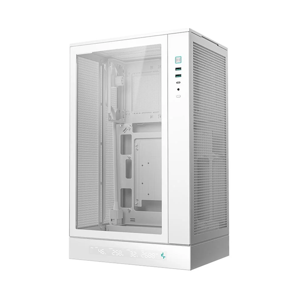 Gabinete Gamer Deepcool Ch270 Digital Mini Tower Vidro Frontal Branco