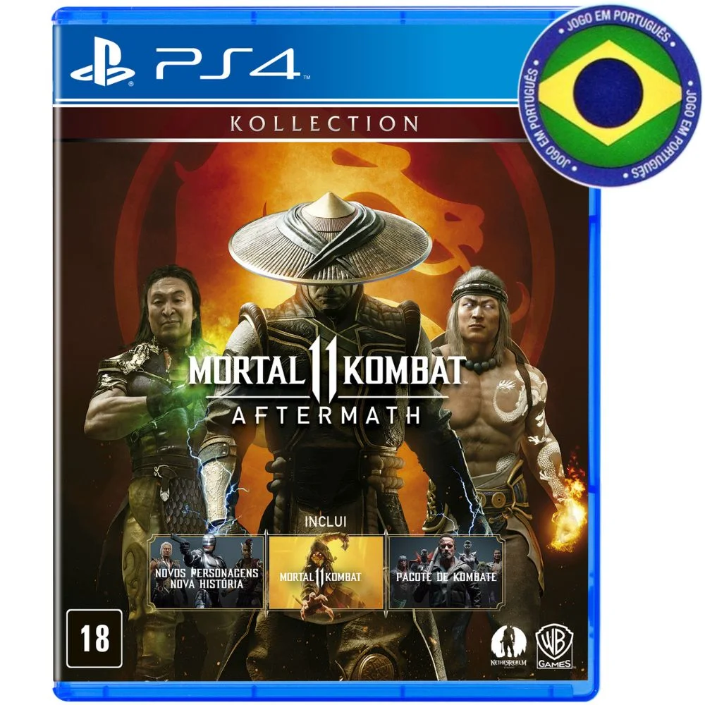Mortal Kombat Aftermath Ps4 Mídia Física Dublado Em Português Playstation 4 Mortal Kombat Aftermath Ps4 Mídia Física Dublado Em Português Playstation 4