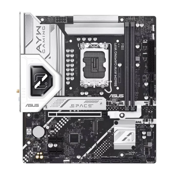 Placa Mãe Asus B860m Ayw Gaming Wifi LGA 1851 2xDDR5 Chipset Intel B860 Matx Placa Mãe Asus B860m Ayw Gaming Wifi LGA 1851 2xDDR5 Chipset Intel B860 Matx