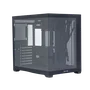 Gabinete Gamer Round5 Genos Black (atx / Aquario / Frontal Vidro / Sem Fan)