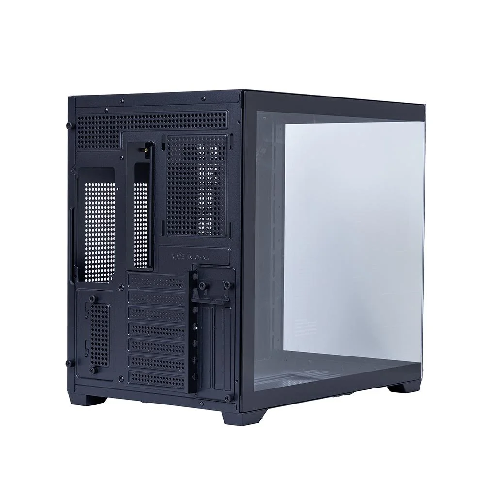 Gabinete Gamer Round5 Genos Black (atx / Aquario / Frontal Vidro / Sem Fan) Gabinete Gamer Round5 Genos Black (atx / Aquario / Frontal Vidro / Sem Fan)