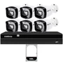 Kit Cftv 6 Câmeras Ip Intelbras Nvd 1408p Hd 500gb