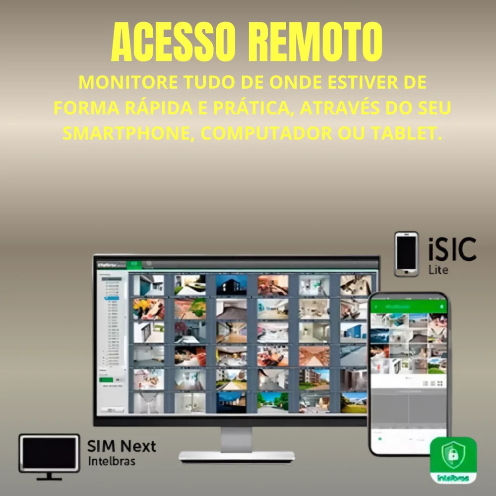 Kit Cftv 2 Câmeras Ip Vipc 1230b Intelbras Nvd 1404p S/hd
