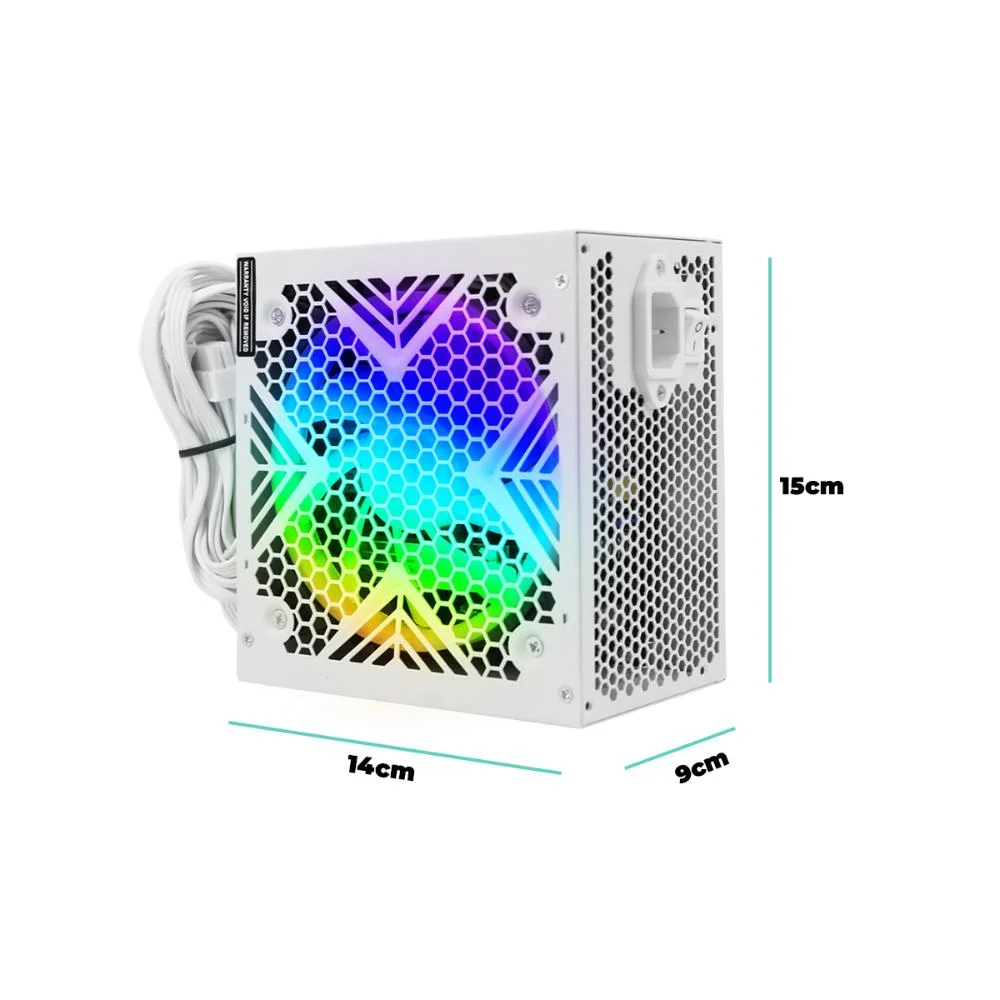 Fonte ATX 550W Bivolt para PC | 80 Plus | Conector Padrão | Custo-Benefício Fonte ATX 550W Bivolt para PC | 80 Plus | Conector Padrão | Custo-Benefício