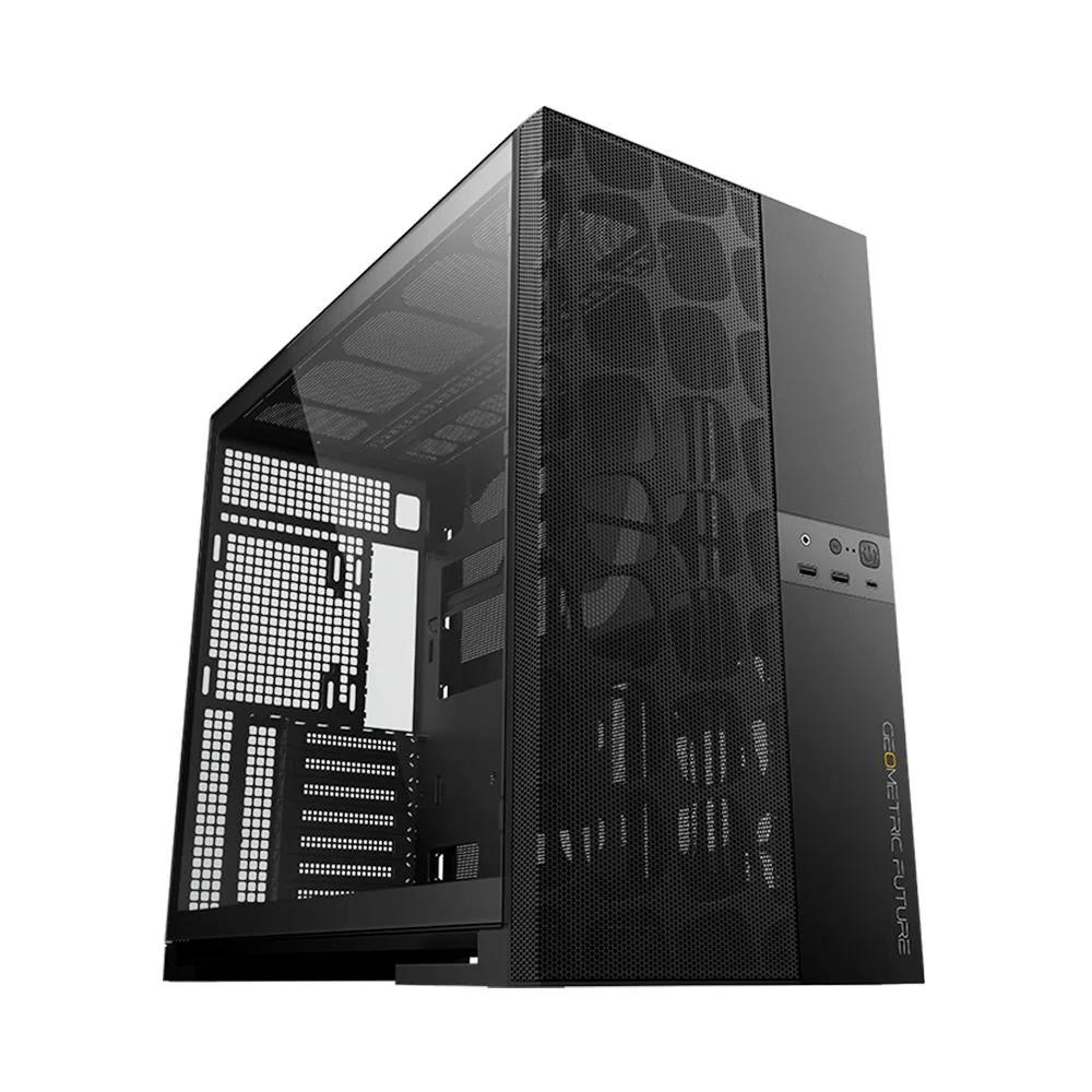 Gabinete Gamer Geometric Future Model 5 Vent Com 5 Fans Preto Gabinete Gamer Geometric Future Model 5 Vent Com 5 Fans Preto