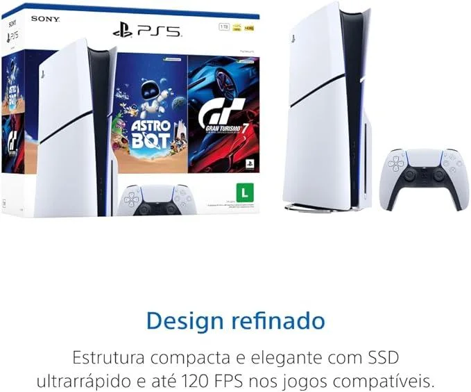 Console Playstation 5 1TB – Astro Bot E Gran Turismo 7 Console Playstation 5 1TB – Astro Bot E Gran Turismo 7