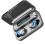 Fone Bluetooth 5.0 Tws F9-5c Earbuds Esportivo - Preto