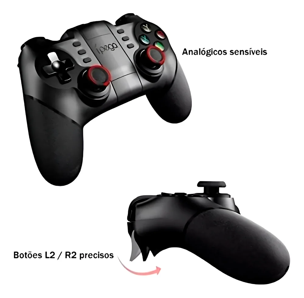 Controle Joystick Para Celular Com Adaptador De Jogos Para Computador Controle Joystick Para Celular Com Adaptador De Jogos Para Computador
