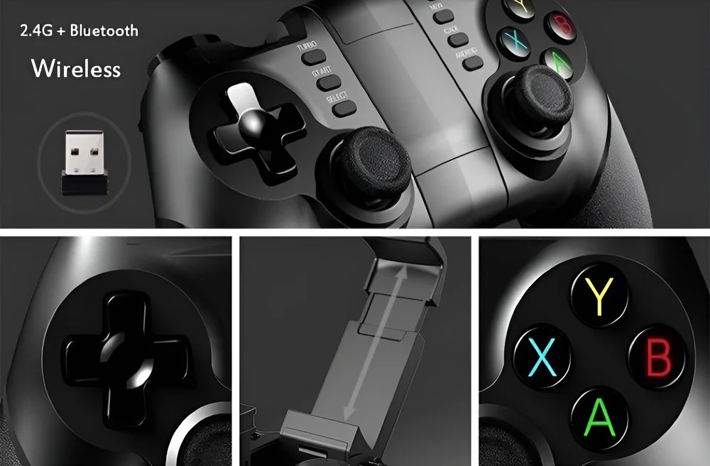 Controle Joystick Para Celular Com Adaptador De Jogos Para Computador Controle Joystick Para Celular Com Adaptador De Jogos Para Computador
