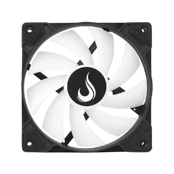Kit c/3 Ventoinhas Gamer Rise Mode X Led Rainbow Black 120mm 1200 RPM - RM-XLD-01-RBW Kit c/3 Ventoinhas Gamer Rise Mode X Led Rainbow Black 120mm 1200 RPM - RM-XLD-01-RBW