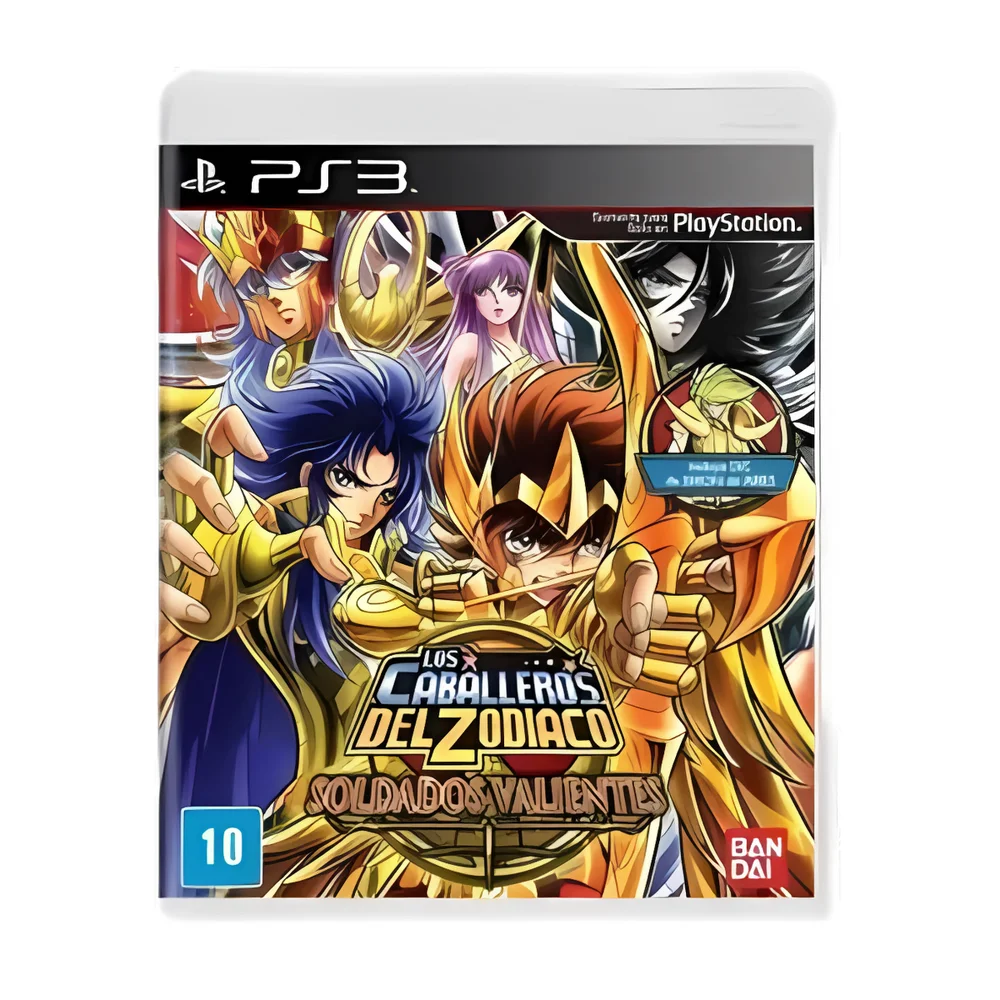 Jogo Los Caballeros Del Zodiaco Soldados Valientes Ps3 Novo Jogo Los Caballeros Del Zodiaco Soldados Valientes Ps3 Novo