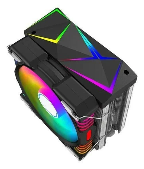 Cooler Exbom Gamer Universal Com 4 Heatpipes Cobre RGB Cp-h5400 Cooler Exbom Gamer Universal Com 4 Heatpipes Cobre RGB Cp-h5400