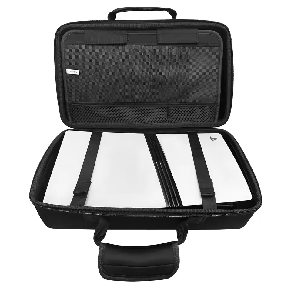 Bolsa Premium Mochila Transporte Para Playstation 5 Pro E Acessórios Preta Bolsa Premium Mochila Transporte Para Playstation 5 Pro E Acessórios Preta