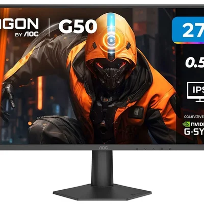 Monitor Gamer Aoc Agon G50 27" Full Hd Ips 144hz 0,5ms G-sync HDMI/displayport - 27g50f/57