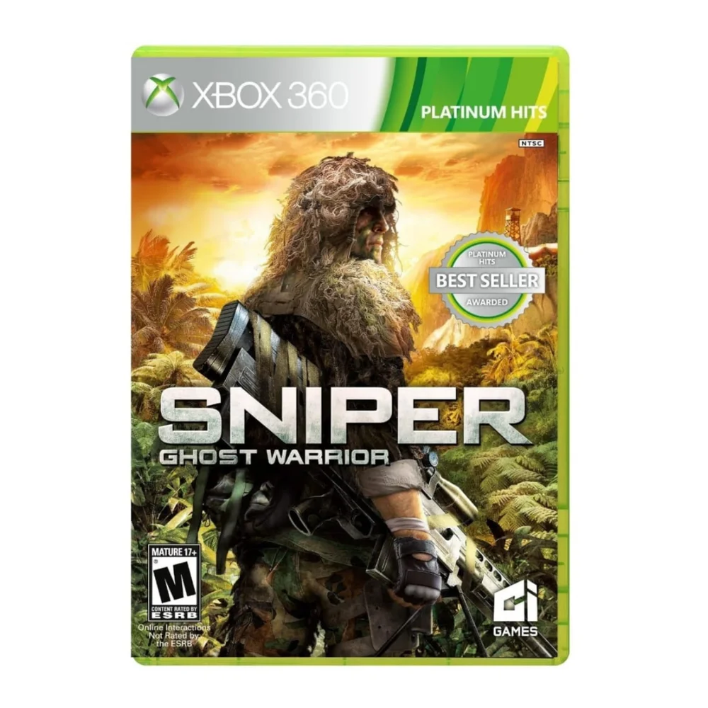 Jogo Sniper Ghost Warrior XBOX 360 Americano Novo Jogo Sniper Ghost Warrior XBOX 360 Americano Novo