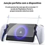 Case Ps5 Portal Preto + Película De Vidro + Capa Acrílico