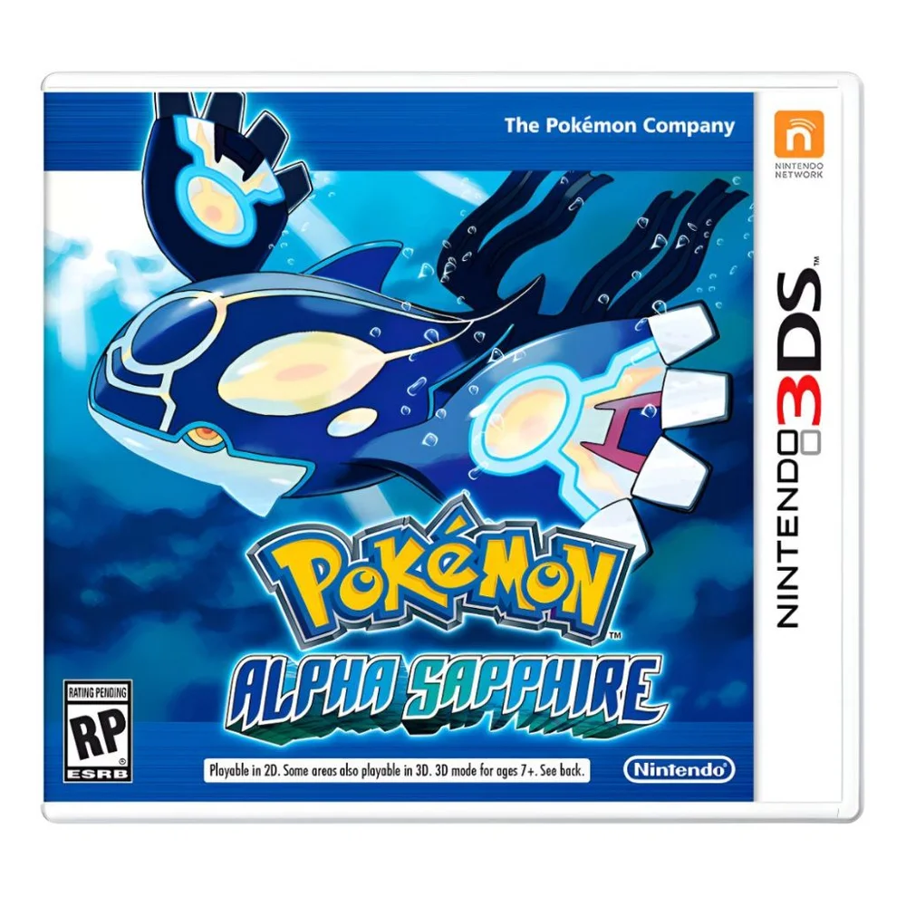 Ogo Pokemon Alpha Sapphire - Nintendo 3ds - Cartucho Fisico Com Estojo Lacrado Ogo Pokemon Alpha Sapphire - Nintendo 3ds - Cartucho Fisico Com Estojo Lacrado