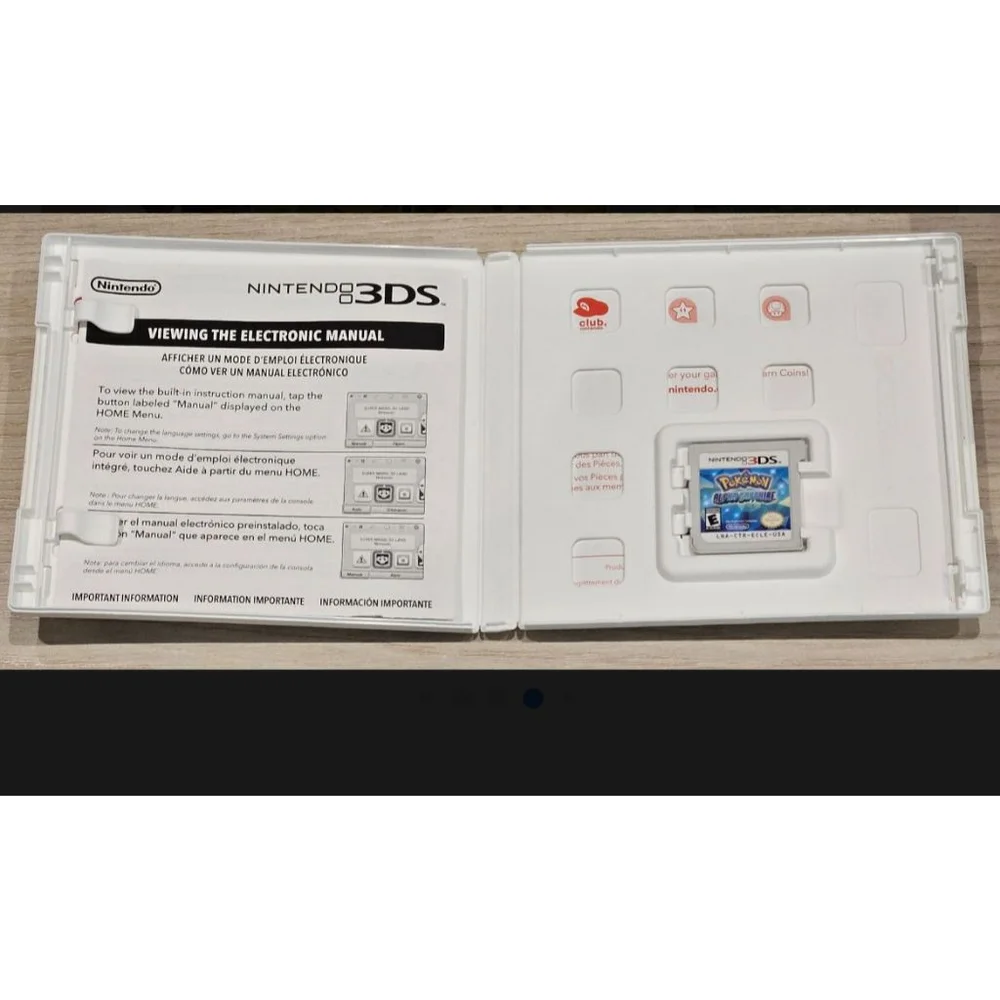 Ogo Pokemon Alpha Sapphire - Nintendo 3ds - Cartucho Fisico Com Estojo Lacrado Ogo Pokemon Alpha Sapphire - Nintendo 3ds - Cartucho Fisico Com Estojo Lacrado
