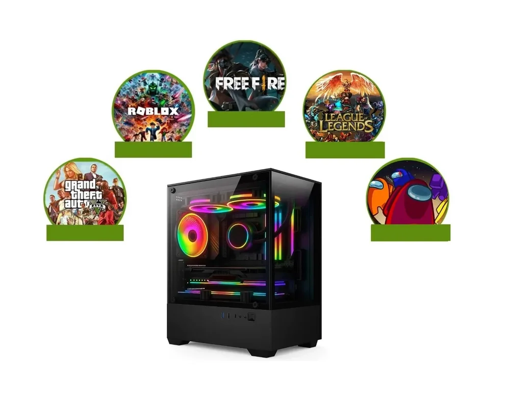 PC Gamer Balão.info Intel Core i5 3470, Geforce Gt 730 4gb, Memoria 16gb Ddr3, SSD 240GB em Campinas - foto 4