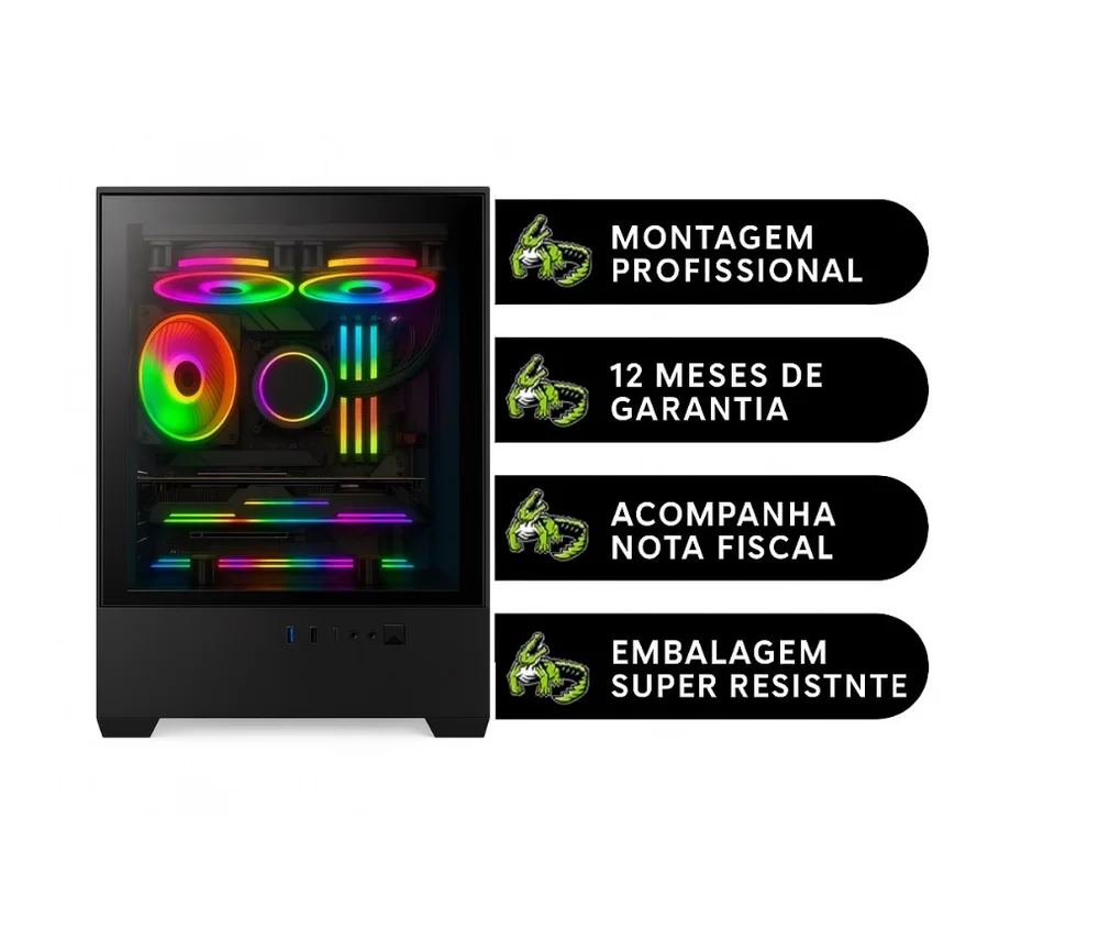 PC Gamer Balão.info Intel Core i5 3470, Geforce Gt 730 4gb, Memoria 16gb Ddr3, SSD 240GB em Campinas - foto 5