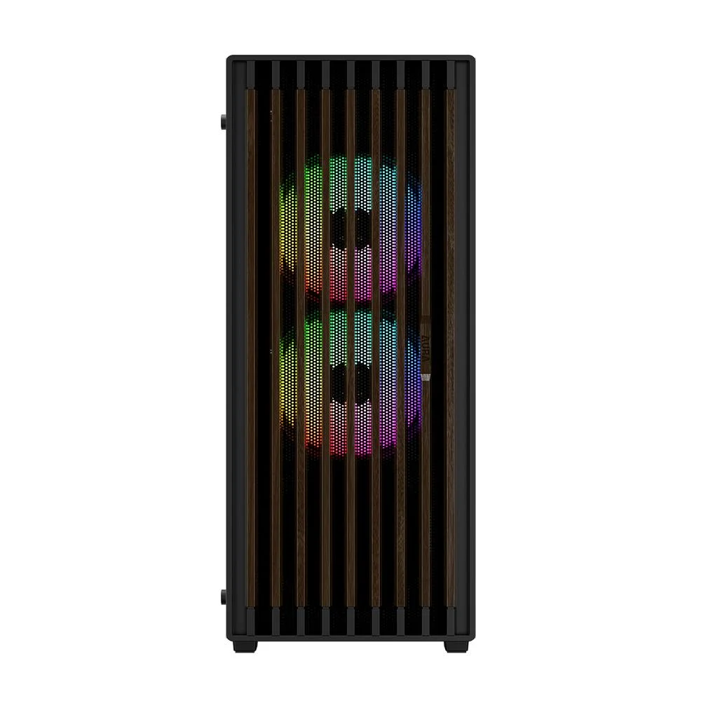 Gabinete Gamer Gamdias Aura Gc4 Elite Atx Com 3 Fans ARGB Preto Gabinete Gamer Gamdias Aura Gc4 Elite Atx Com 3 Fans ARGB Preto