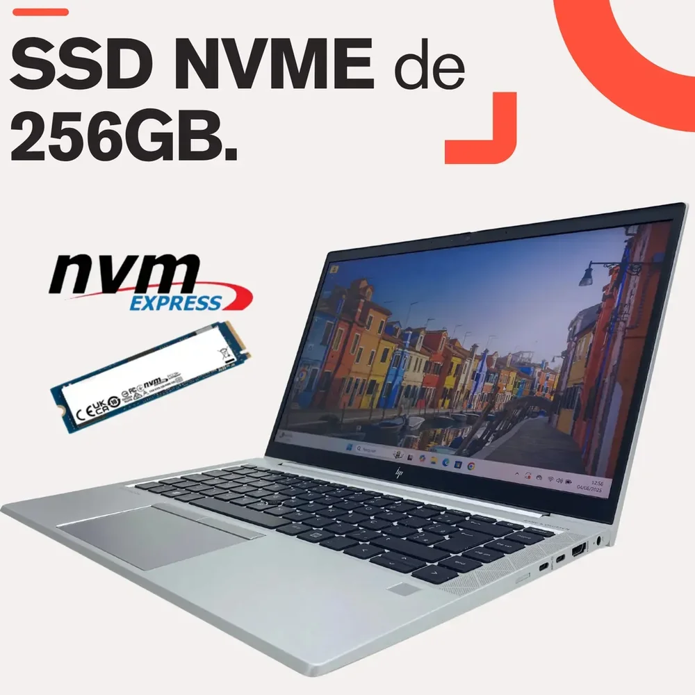 Usado - Notebook Usado Hp 845 G8 Ryzen 3 5450u Pro SSD 256gb 8GB Video Vega 6 Biometria WINDOWS 11 Pro - view 2