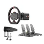 Kit Volante Gamer Direct Drive Torque 6nm Pxn Vd6 Com Pedais E Volante Wds R2 Para PC