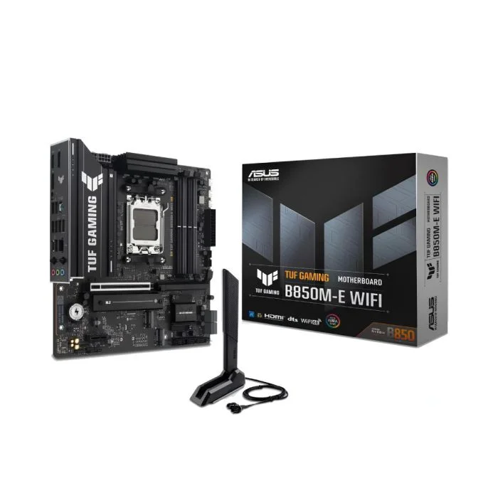 Placa Mãe Asus Tuf Gaming B850m-e Wifi Am5 4xDDR5 Amd B850 Matx Placa Mãe Asus Tuf Gaming B850m-e Wifi Am5 4xDDR5 Amd B850 Matx