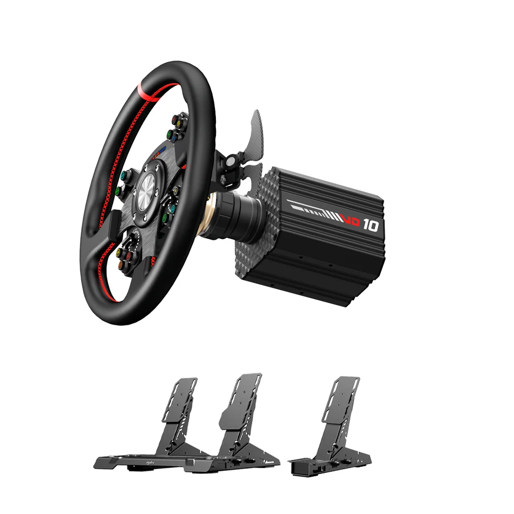 Volante Gamer Pxn Direct Drive Vd10 10nm Wcs R2 + Pedais Hall Effect PC Volante Gamer Pxn Direct Drive Vd10 10nm Wcs R2 + Pedais Hall Effect PC