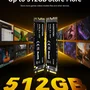 HD SSD Kootion 512GB M.2 NVMe PCIe 3.0 com Tecnologia 3D NAND Armazenamento Interno de Alta Performance