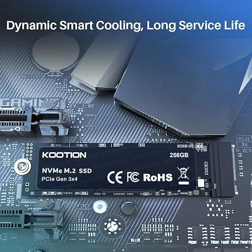 HD SSD Kootion 512GB M.2 NVMe PCIe 3.0 com Tecnologia 3D NAND Armazenamento Interno de Alta Performance