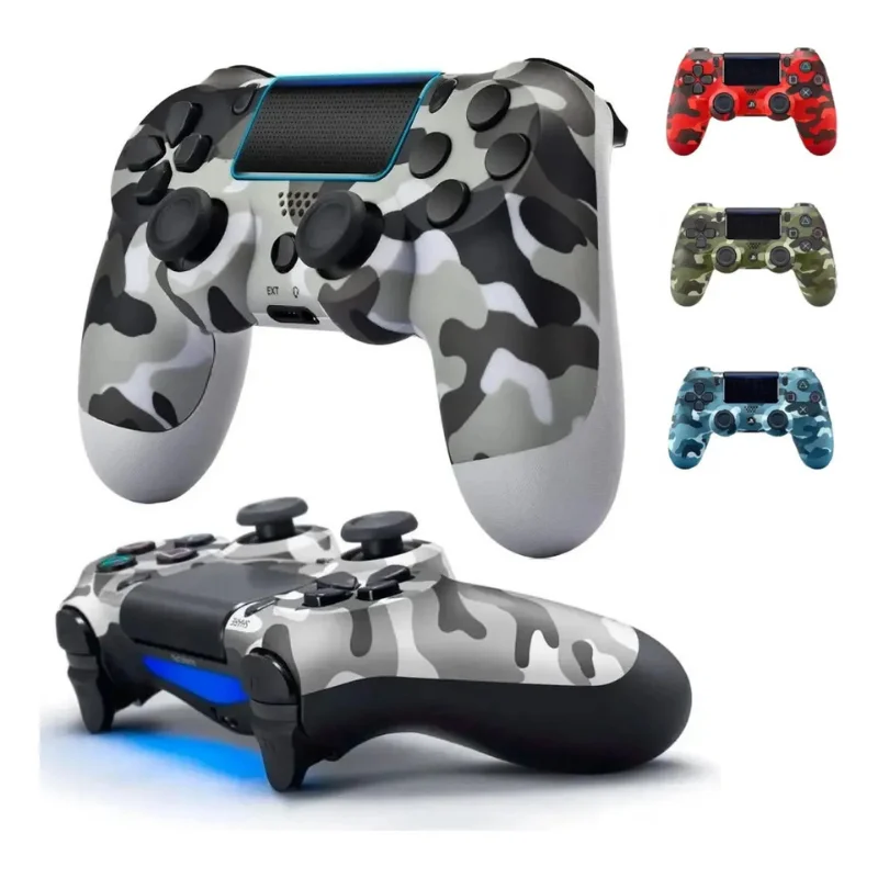 Controle Sem Fio Compatível Com Play4 Ps4 Playstation 4 / Slim / Pro / PC E Smart Tvs Samsung Urban Camuflado Controle Sem Fio Compatível Com Play4 Ps4 Playstation 4 / Slim / Pro / PC E Smart Tvs Samsung Urban Camuflado
