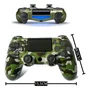 Controle Sem Fio Compatível Com Play4 Ps4 Playstation 4 / Slim / Pro / PC E Smart Tvs Samsung Cor:verde Camuflado