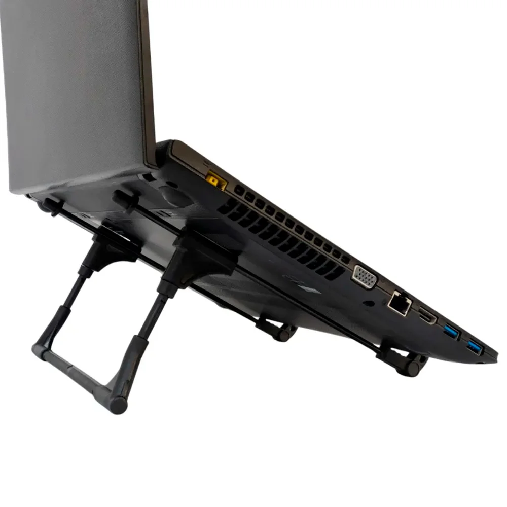 Suporte Para Notebook Dva Lima Nocturnus G5, Para Notebooks De 14" A 15,6" ", Ergonômico Nr17, Regulagem De Altura E Inclinação - Preto Suporte Para Notebook Dva Lima Nocturnus G5, Para Notebooks De 14" A 15,6" ", Ergonômico Nr17, Regulagem De Altura E Inclinação - Preto
