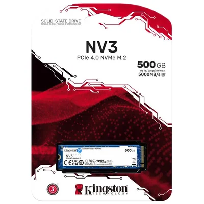 Ssd Kingston 500GB Compatível PS 5 e PC Pci-e Gen 4.0 M.2 2280 Nvme Lacrado