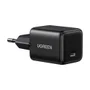 Carregador Ugreen 20w Usb-c Gan Pd3.0 Qc4 Rápido Preto