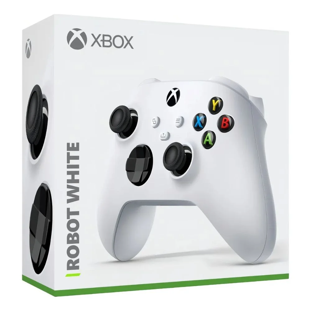 Controle Joystick Sem Fio XBOX Series S|x Robot White Controle Joystick Sem Fio XBOX Series S|x Robot White