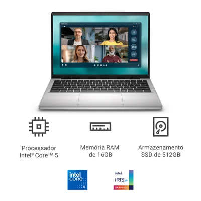 Notebook Dell 14 Dc14c5120uu20 Prata KaBuM
