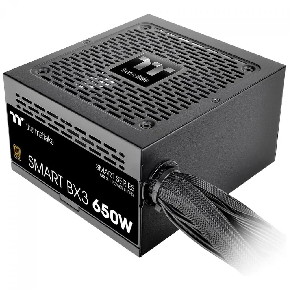 Fonte Thermaltake Toughpower Smart Bx3, 650w, 80 Plus Bronze, Pfc Ativo, Preto, Ps-spd-0650nnfabb-3 Fonte Thermaltake Toughpower Smart Bx3, 650w, 80 Plus Bronze, Pfc Ativo, Preto, Ps-spd-0650nnfabb-3