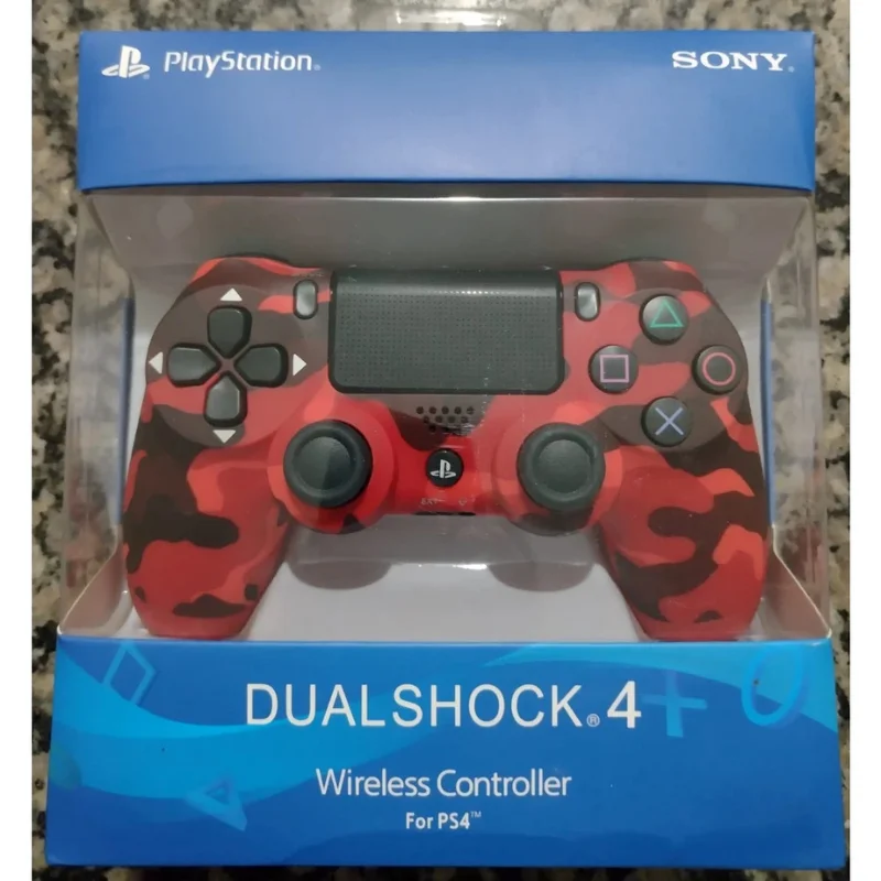 Controle Sem Fio Compatível Com Play4 Ps4 Playstation 4 / Slim / Pro / PC E Smart Tvs Samsung Verm.camuf Controle Sem Fio Compatível Com Play4 Ps4 Playstation 4 / Slim / Pro / PC E Smart Tvs Samsung Verm.camuf