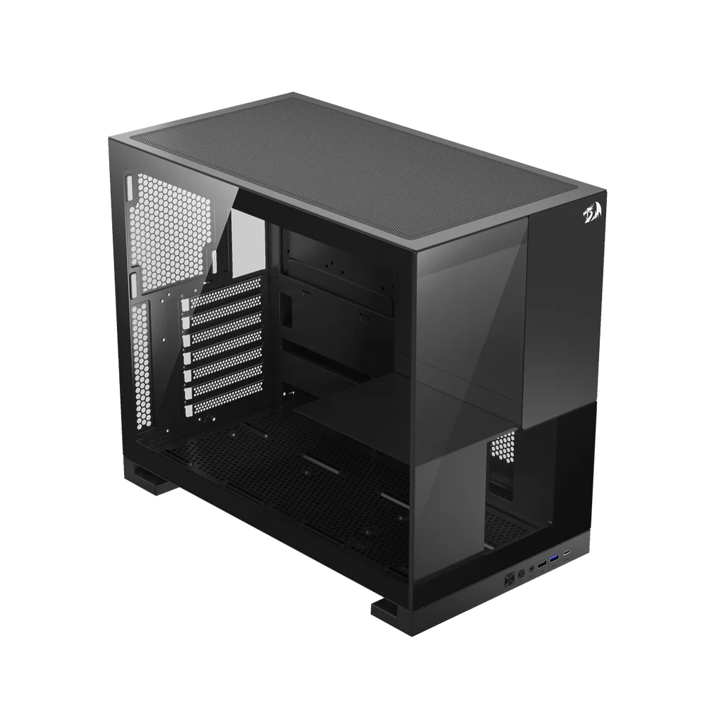 Gabinete Gamer Redragon Eternal Preto Sem Fans Ca-612b